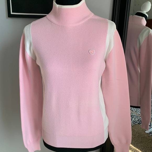 Puma Sweaters - Vintage Style Puma Mock Neck Sweater